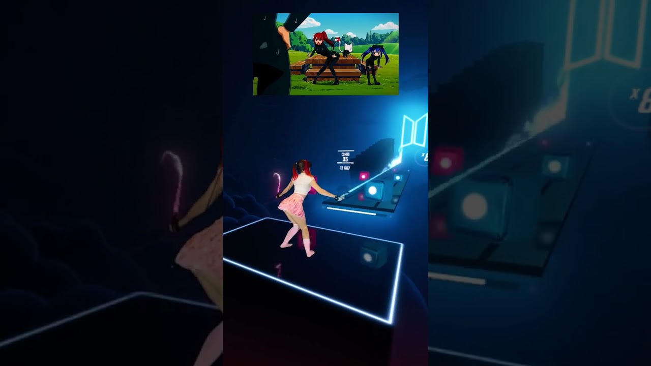 ANIME DANCE IN BEAT SABER VR! Toca Toca. TikTok trends. Meme Custom Songs Lyrics. [Expert+] PSVR2