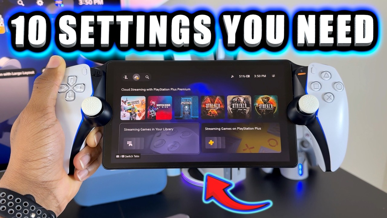 10 настроек PlayStation Portal, которые НЕОБХОДИМО изменить для повышения производительности.