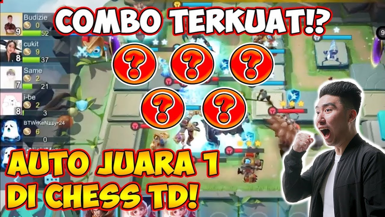 COMBO TERKUAT!? DIJAMIN AUTO JUARA 1 di CHESS TD!