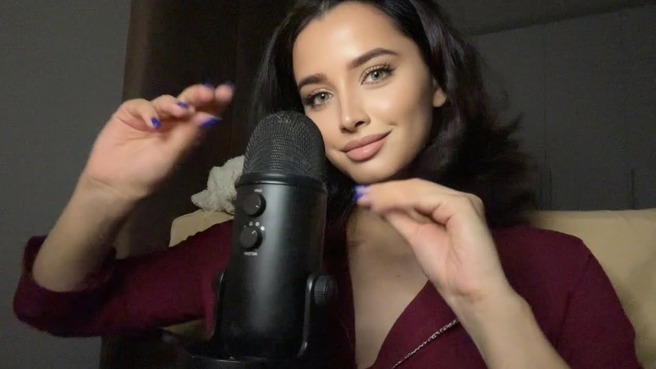 asmr negative energy plucking (scissors sounds, positive affirmations, personal attention)