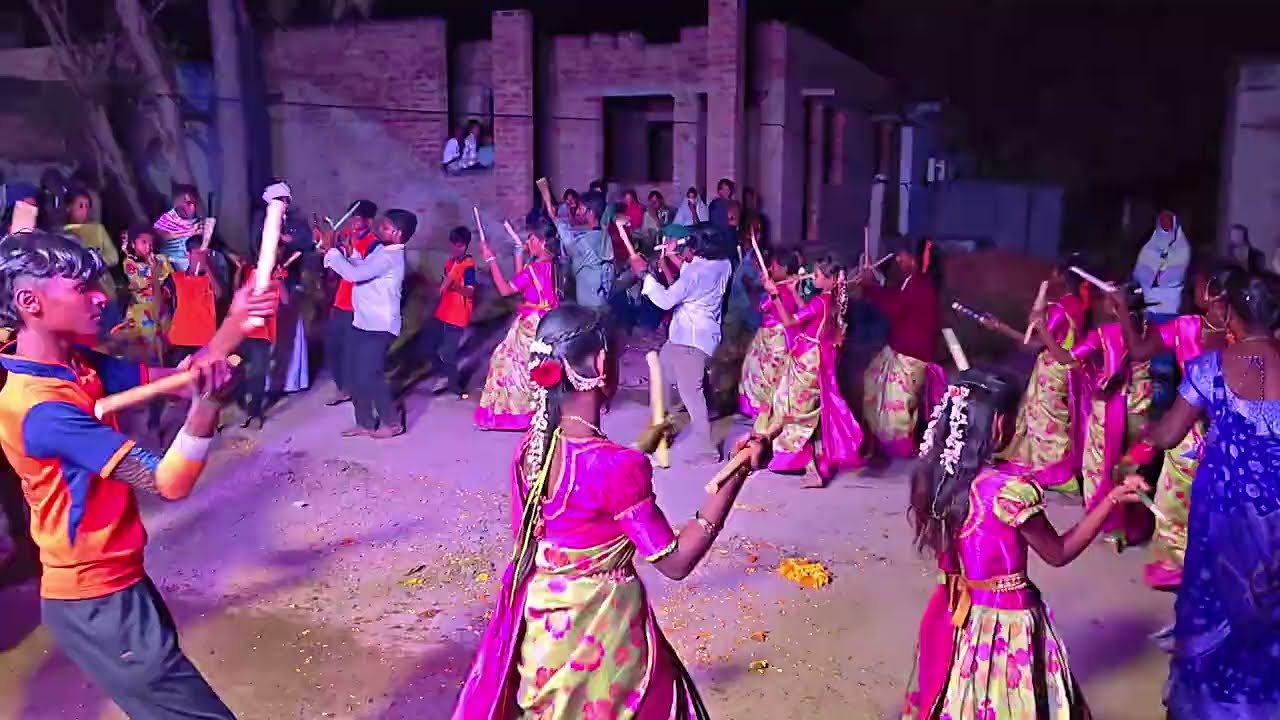పంచవన్నే పరువాల song శివరాత్రి సందర్భంగా కేశవాపురం,దగ్గర బోనమాల లో కోలాటం,మాస్టర్ M.భరత్ కుమార్ 