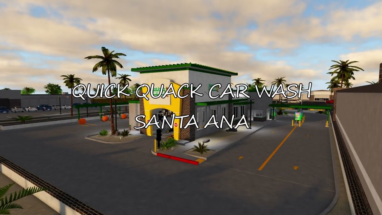 Quick Quack Car Wash Roblox Santa Ana Promo Video