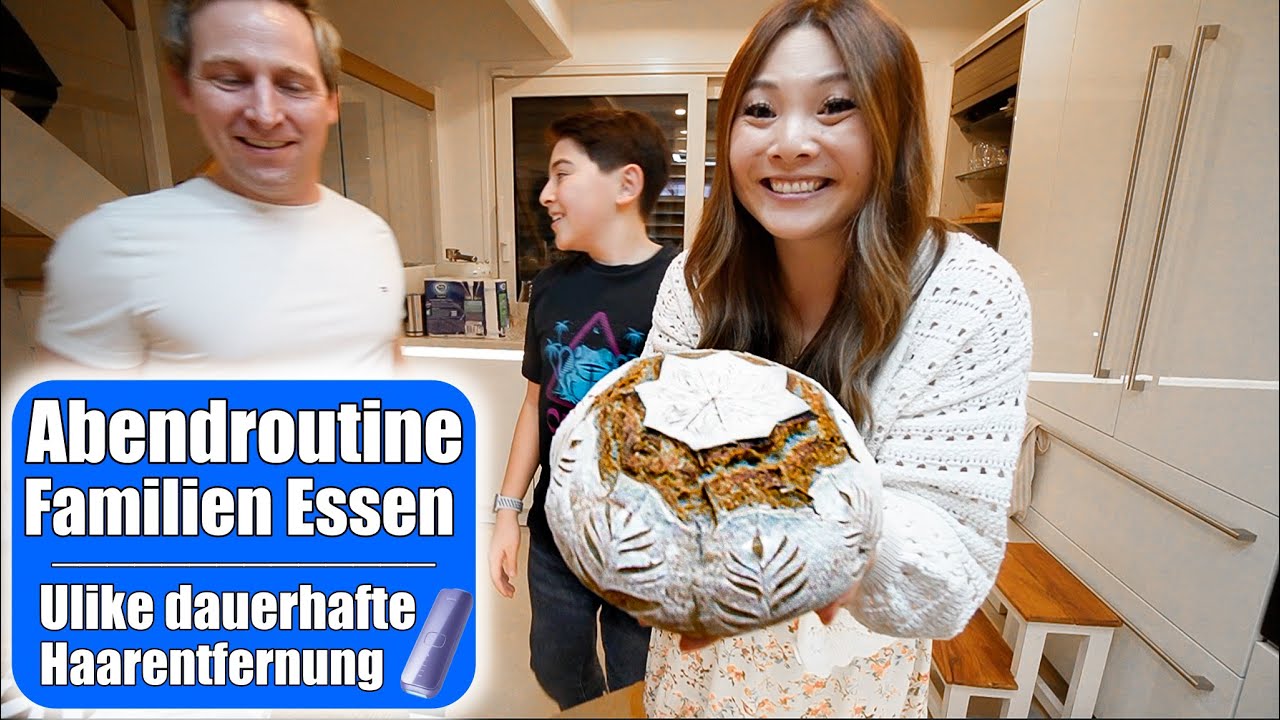 Abendroutine mit homemade Brot 😍 Familien Essen! IPL dauerhafte Haarentfernung | Mamiseelen