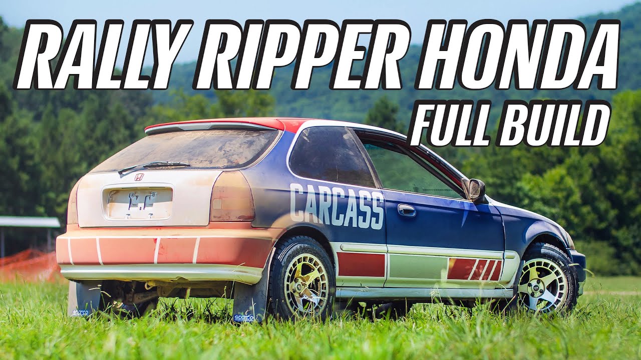 Full Build: Honda Civic Hatchback Transformed Into A Rally Ripper Racer
