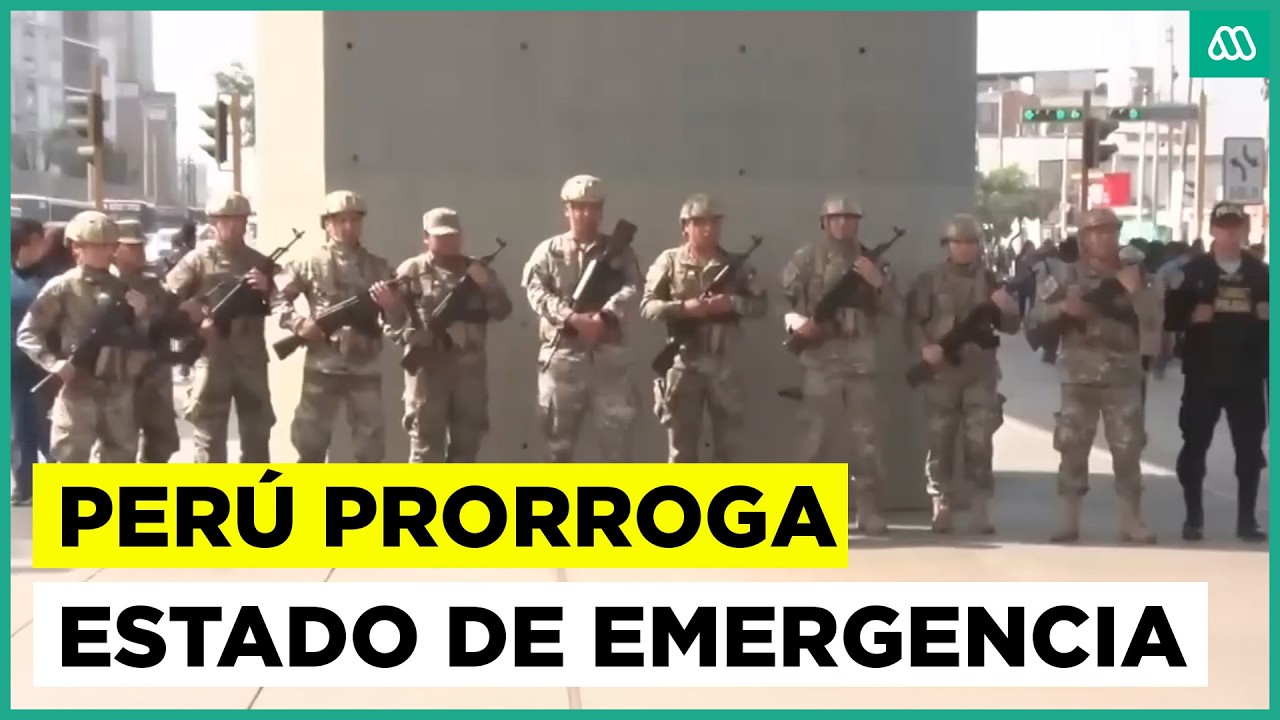 Per&uacute; prorroga estado de emergencia en Lima y Callao ante escalada de violencia