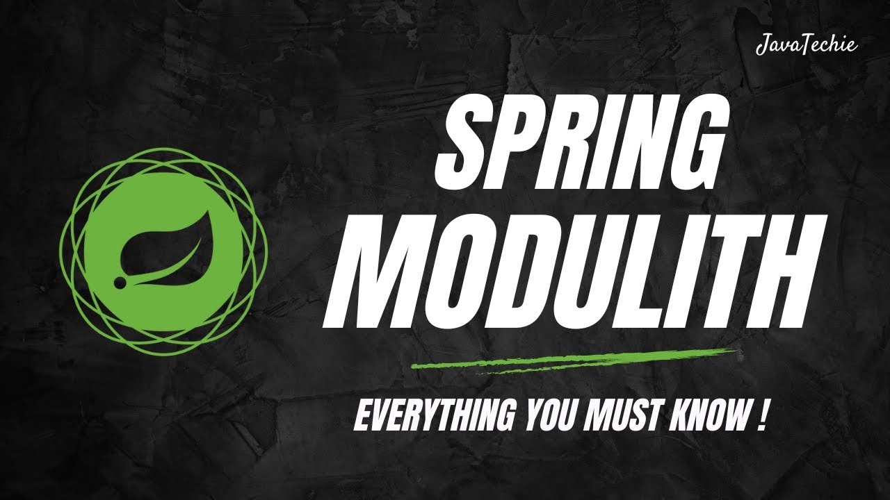 Spring Modulith Advanced 🔥 Must-Know Features for Real Modularity @Java Techie