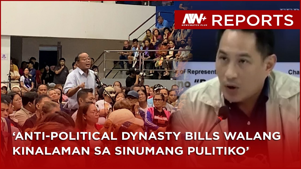 Adiong: Anti-political dynasty bills walang pinasasaringan | NewsWatch Reports