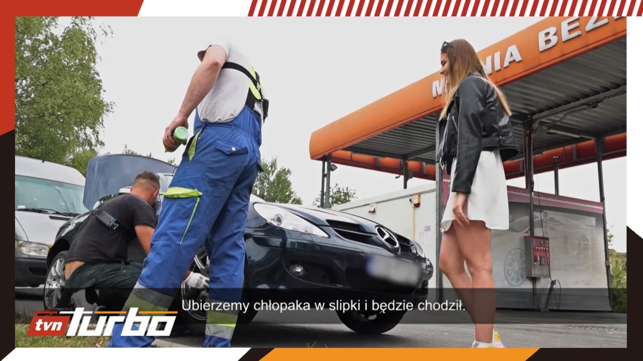 Złapała gumę w drodze na panieński! #Mobilni_Mechanicy