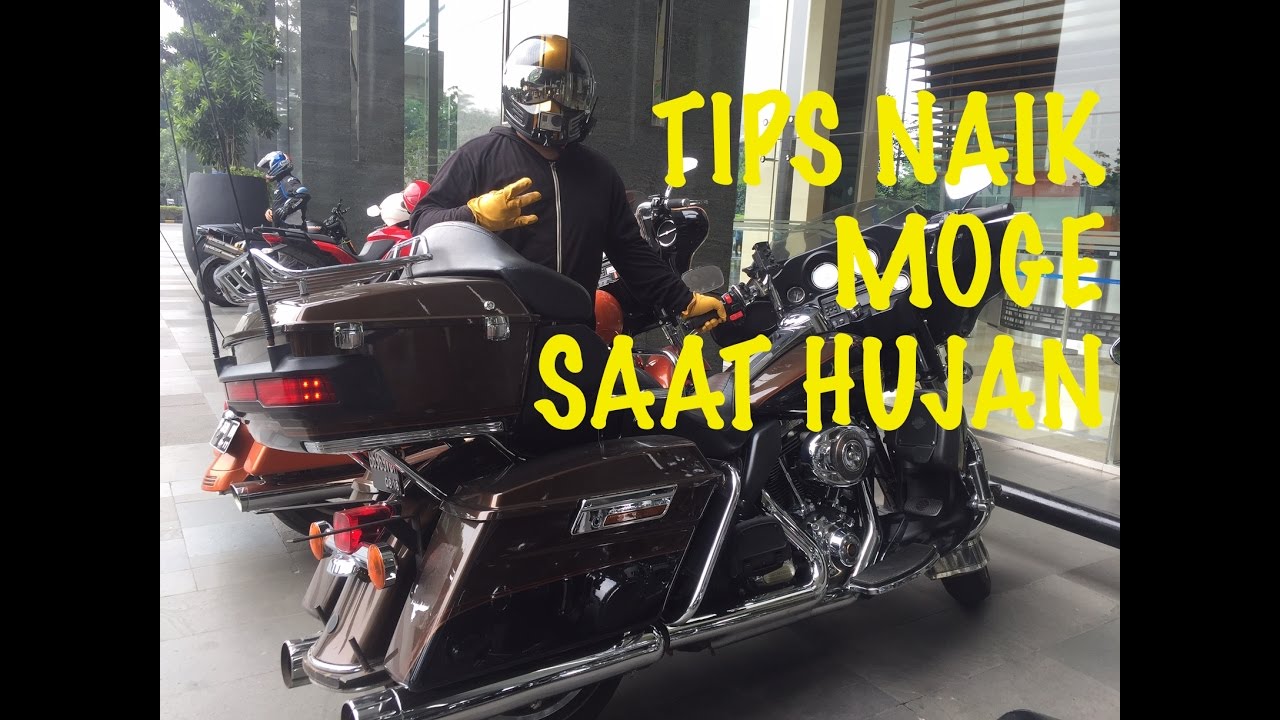 MOTOVLOG #43  - TIPS NAIK MOGE SAAT HUJAN | HARLEY DAVIDSON ULTRA ANNIVERSARY 110TH