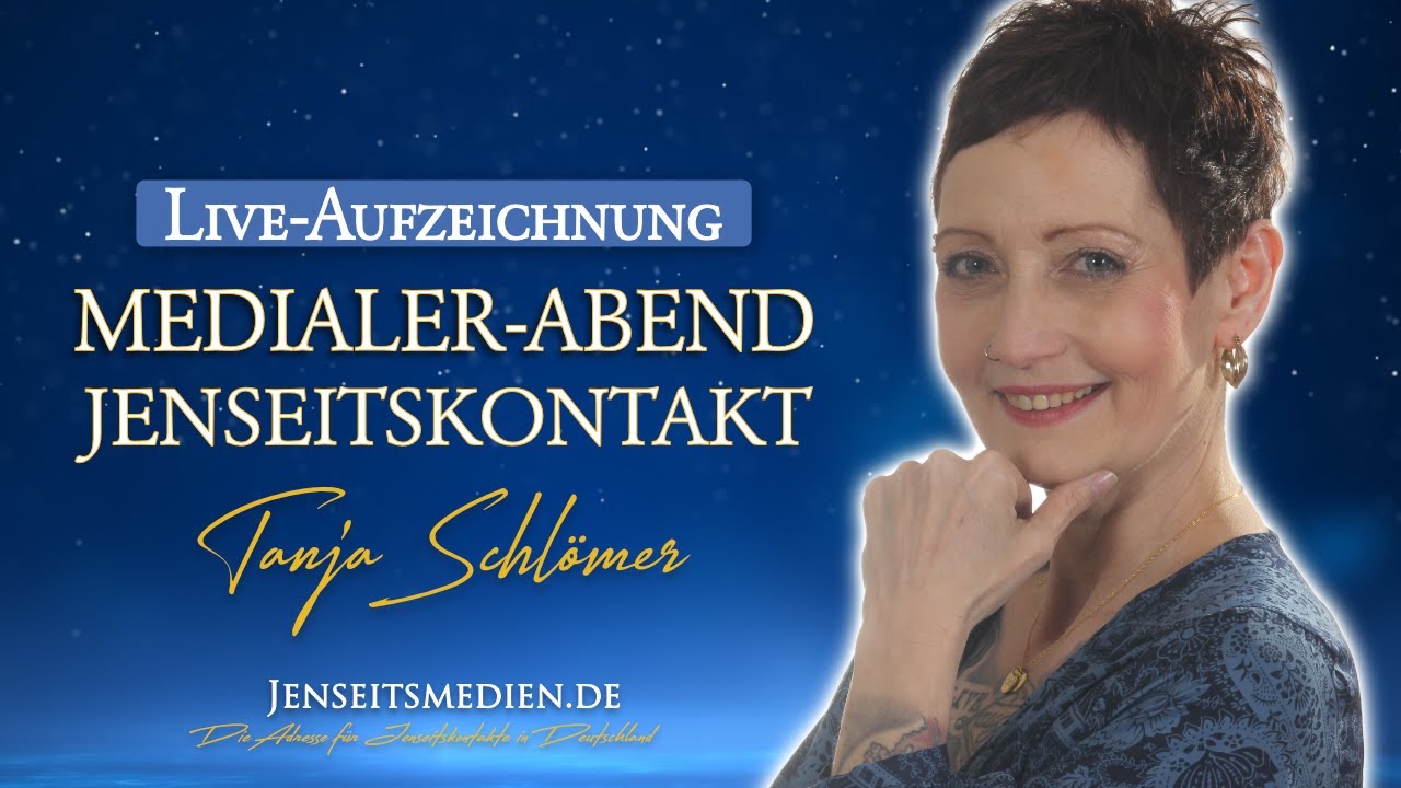 Medialer-Abend mit Tanja Schl&ouml;mer in Essen. Jenseitskontakt Aufzeichnung