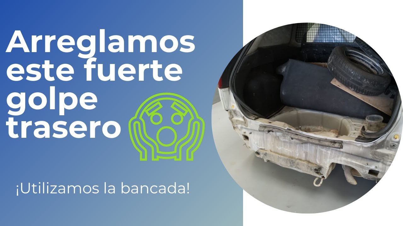 😱Tenemos que subir el AUTO a la BANCADA para este GOLPE TRASERO...¡¡INCREÍBLE RESULTADO!!