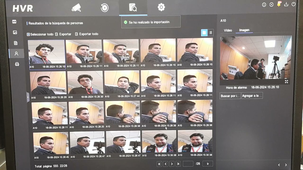 TEST  A DVR HIKVISION MODELO iDS-7216HUHI-M2/X UPTO 4CH EN SIMULTANEO  PARA ANALÍTICA POR FACIAL