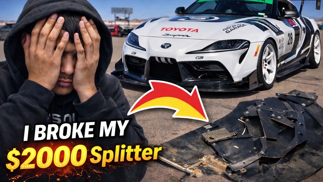 CRASHING MY 850hp SUPRA (TRACK DAY RUINED)