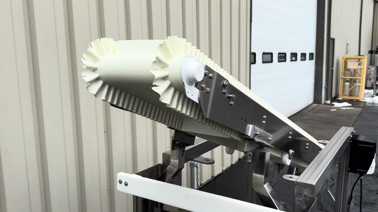 Dorner Cleated Belt Incline Conveyor