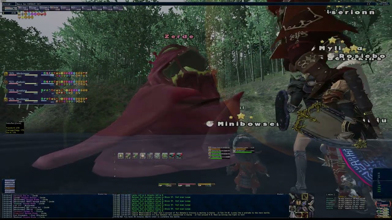 FFXI 4K - Merc Running Reisenjima Aeonic Weapons - Zerde and Erinys.