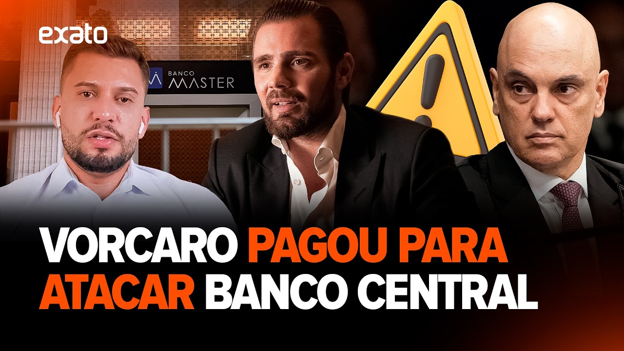 Vorcaro contratou INFLUENCIADORES para DEFENDER a reputação do Banco Master e ATACAR o Banco Central