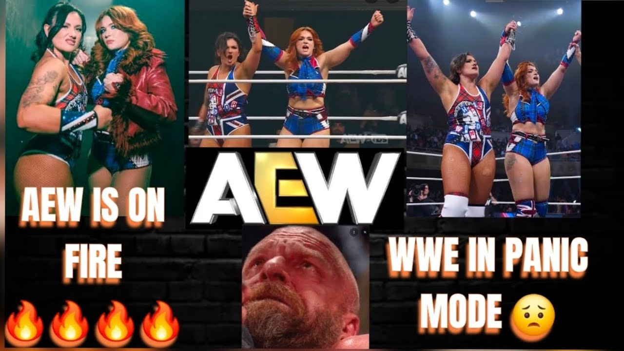 AEW is on fire ,WWE iin panic mode. They're struggling to live up to their egos & not being honest 