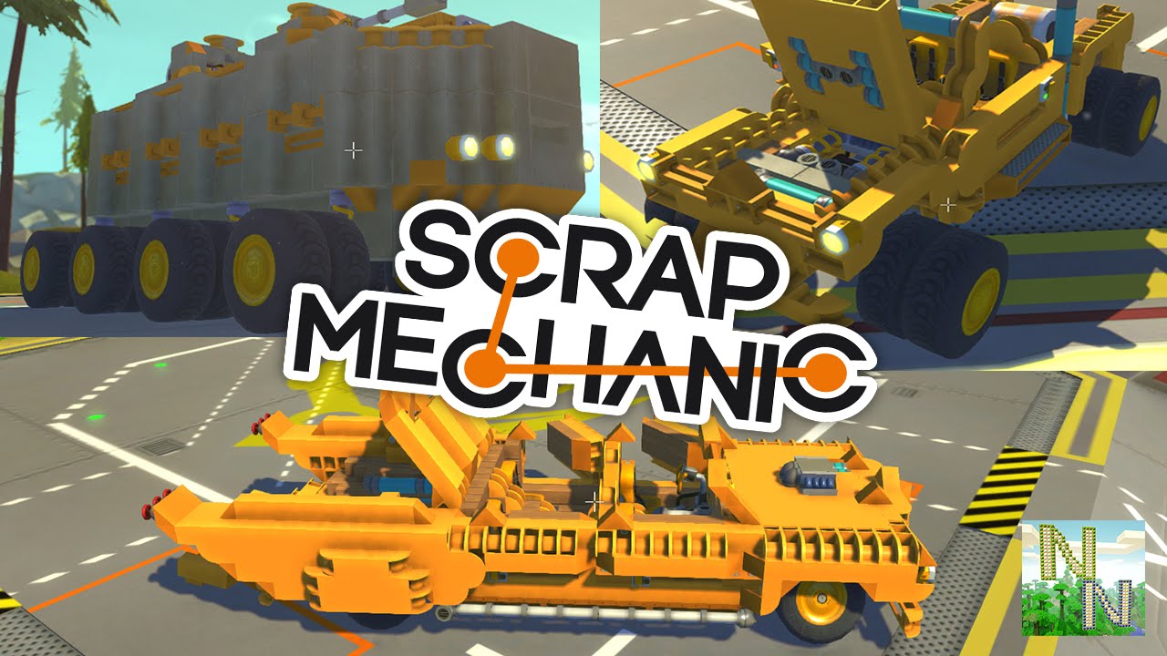 Лоурайдер, Джип и БТР l Ваши постройки l Scrap Mechanic