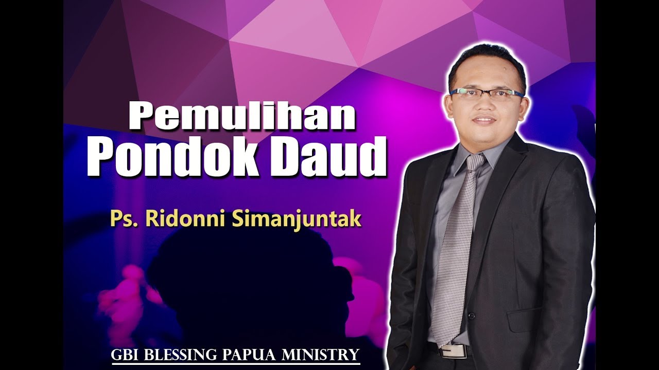 Khotbah Pdt. Ridonni Simanjuntak - 