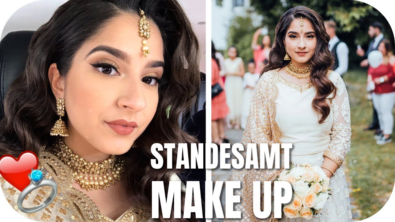 MAKE UP LOOK für Standesamtliche HOCHZEIT ‼️💍😍  Tipps & Tricks! | Sanny Kaur