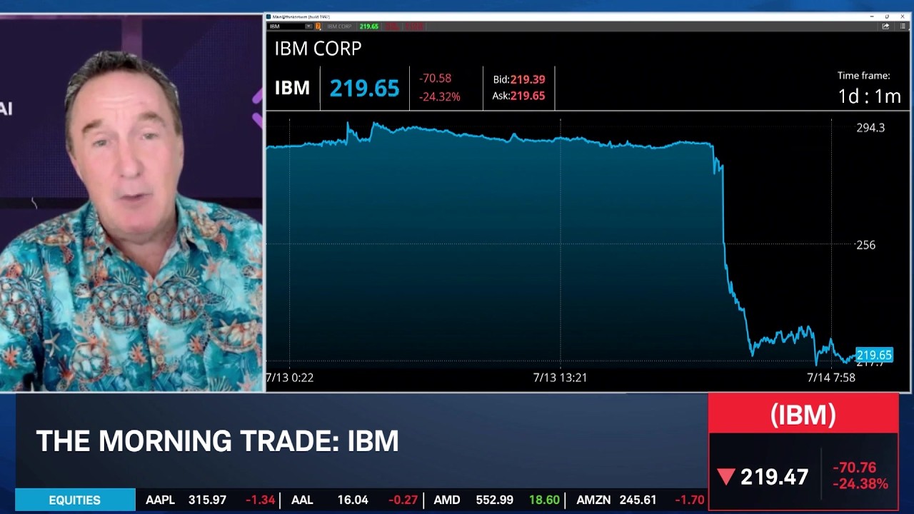 IBM's Worst Trading Day Since 1987: Preliminary Earnings Show Software Weakness