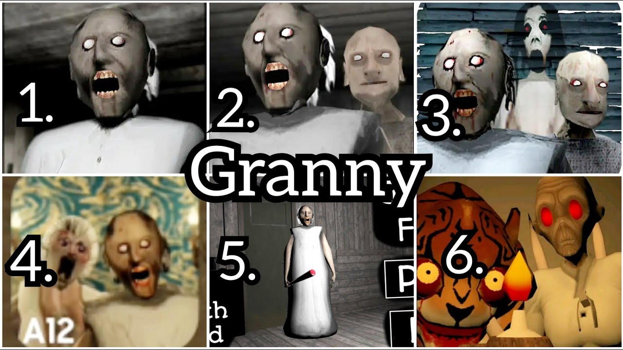 Granny 123456 All jumpscares 🔥