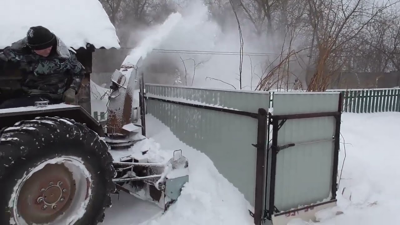 Самодельный снегоуборщик