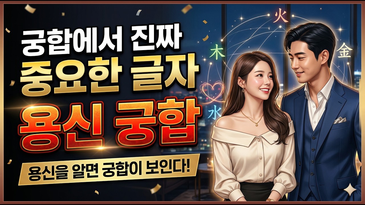 궁합에서 가장 중요한 용신 궁합