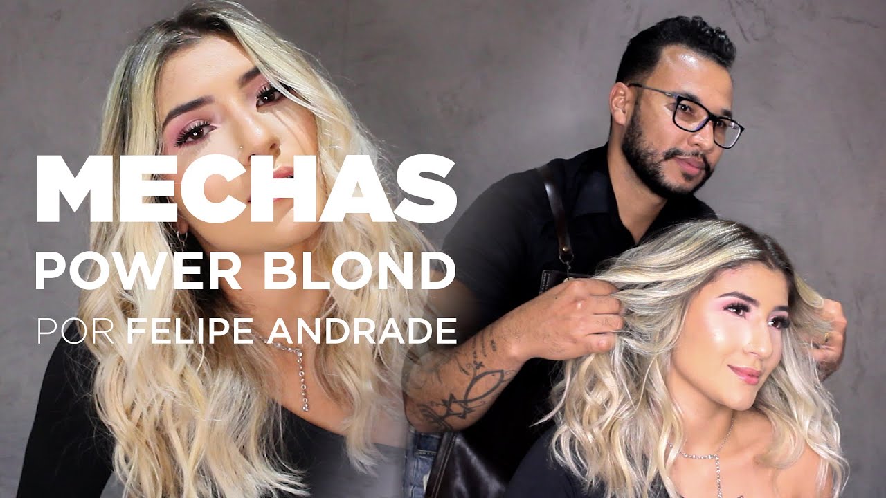Power Blond para @jessicabrum por Kence e Felipe Andrade - Passo a Passo Completo