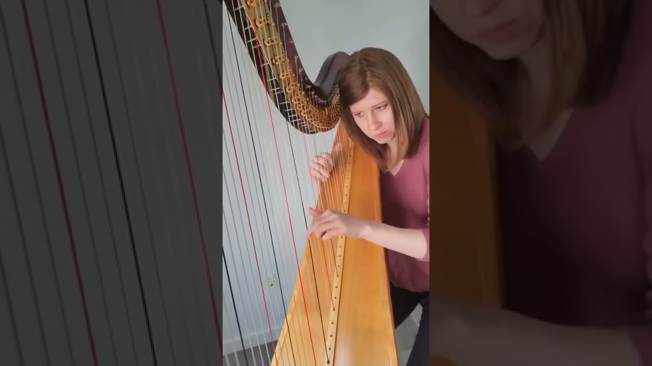 ABBA - Chiquitita on harp #shorts