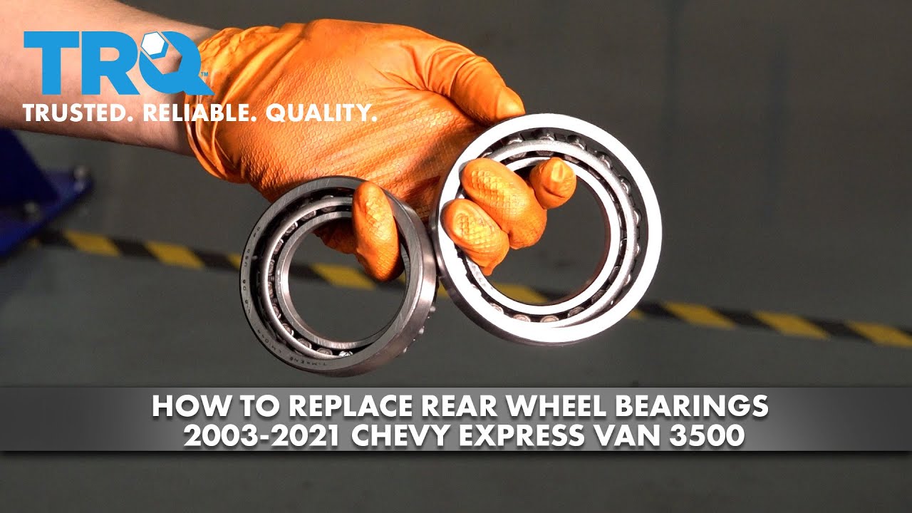 How to Replace Rear Wheel Bearings 2003-2021 Chevrolet Express Van 3500
