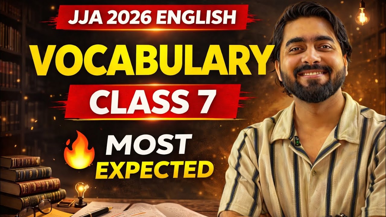 Vocabulary Class 7 | Most Expected Words for JJA 2026 🔥 | English by Master