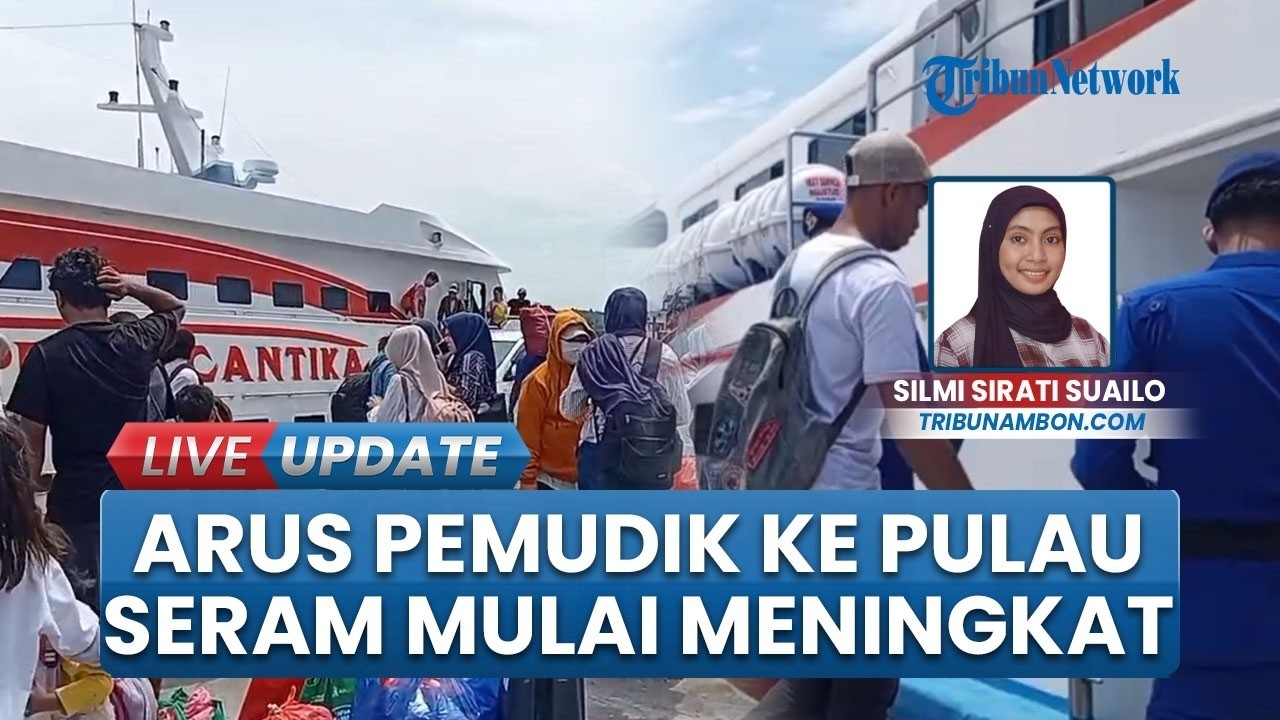 Jelang Lebaran, Arus Pemudik ke Pulau Seram Mulai Meningkat di Pelabuhan Amahai