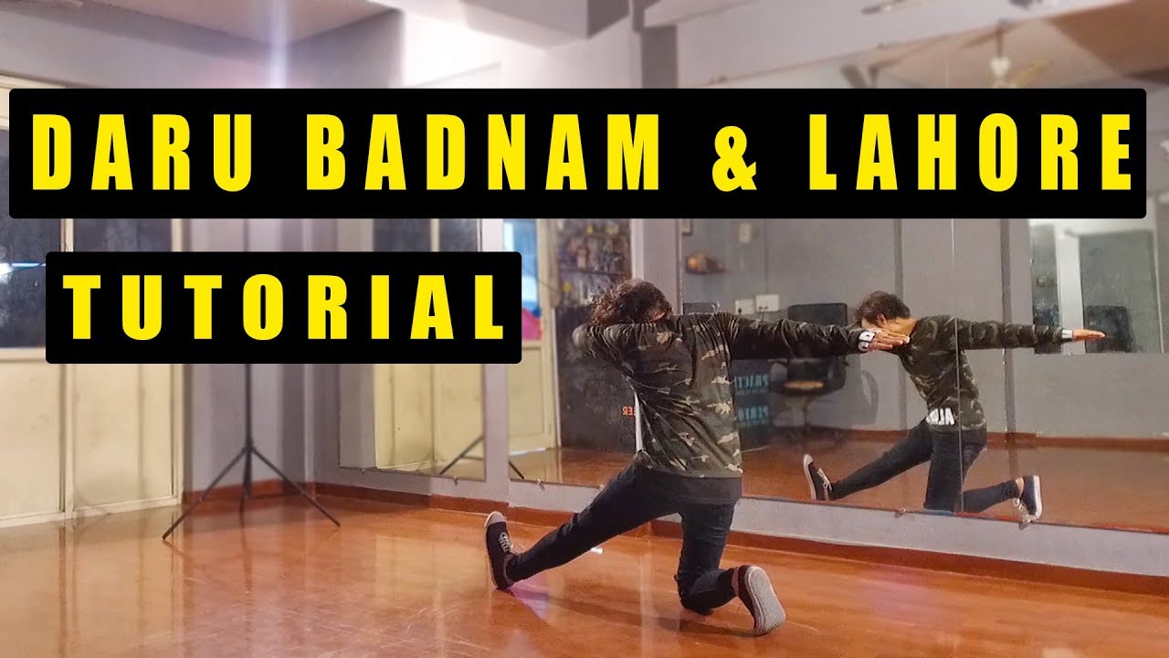 Daru Badnam VS Lahore Dance Tutorial  | Vicky Patel Choreography | Bollywood Hip Hop Step By Step