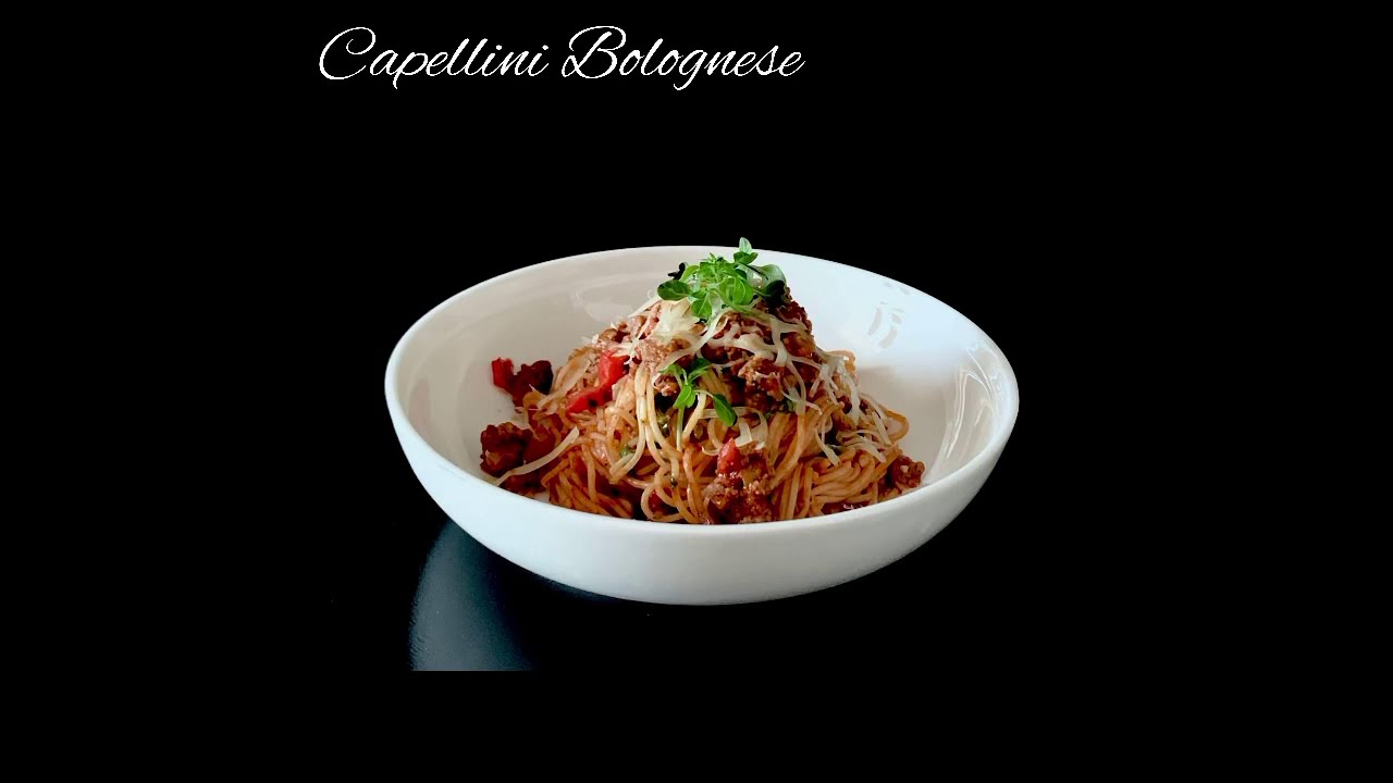 Capellini Bolognese