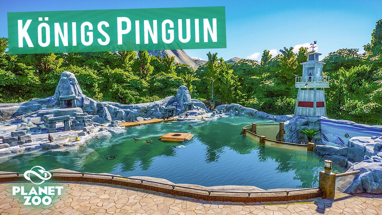 Königspinguin Gehege mit Unterwasser-Tunnel! - Planet Zoo | Speed Build