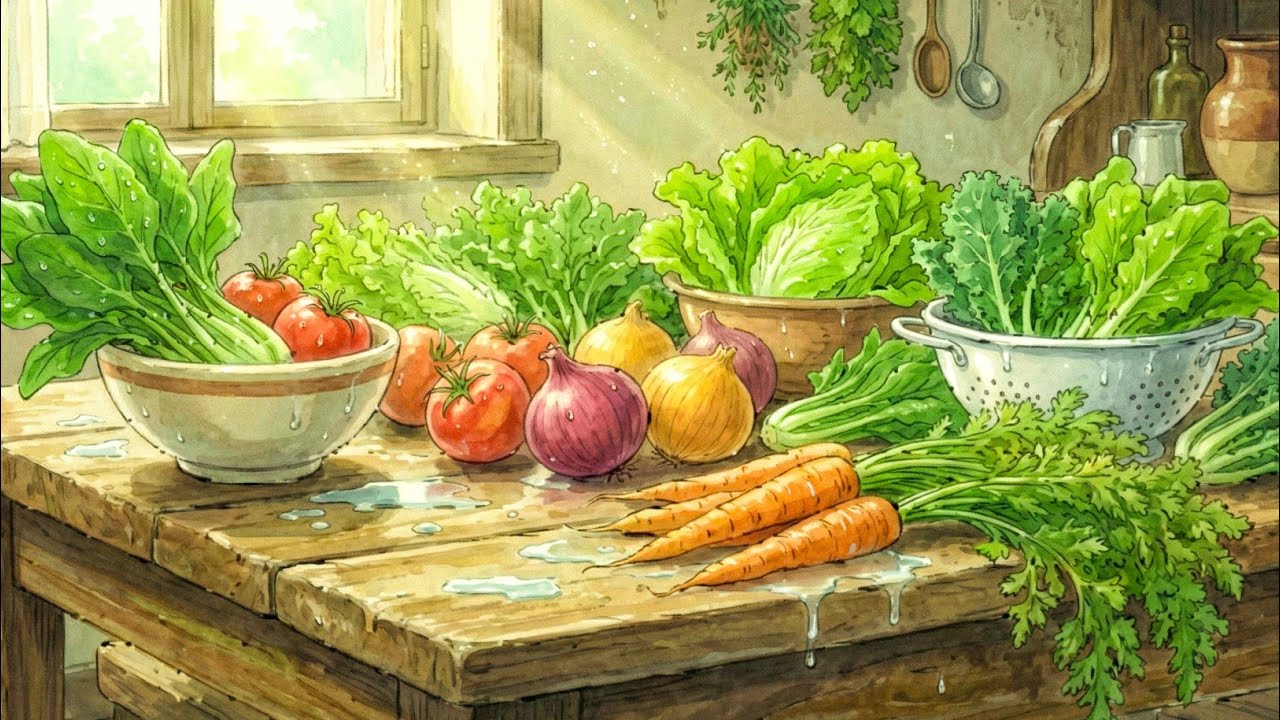 Rain at the Window | A Cozy Ghibli-Style Afternoon (Seamless Loop)