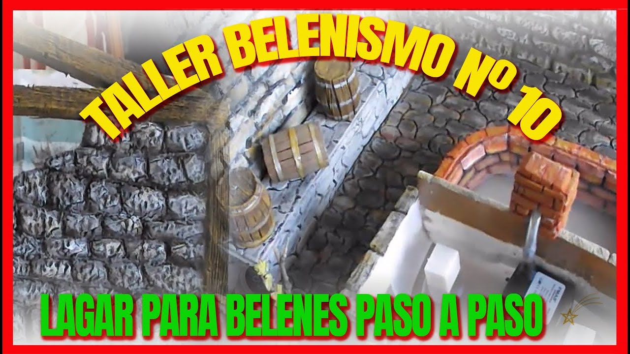 👉 Taller Belenismo Nº10: Lagar para los Belenes, hecho paso a paso