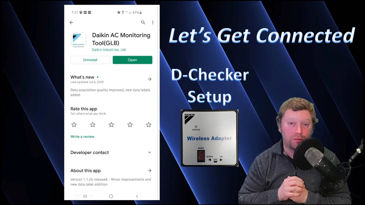 Daikin D-Checker | Connecting & Setup | D-Checker Ep.2 (1-29-2021)