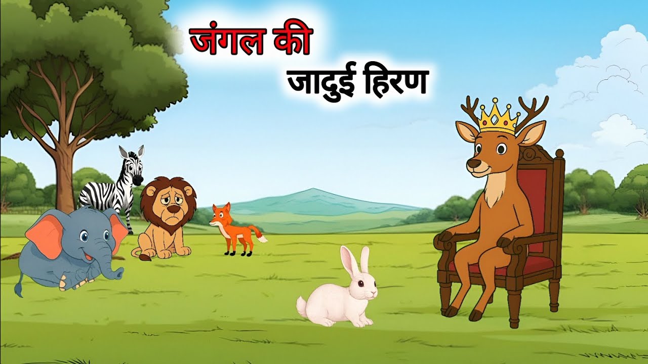 जंगल की जादुई हिरण | Jungle ki jaadui Hiran wali Kahani | Moral Story | Animal Kahaniya | Stories