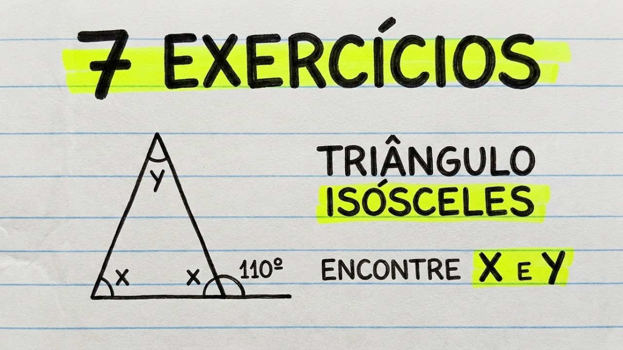 7 Exercícios Básicos Sobre Triângulos