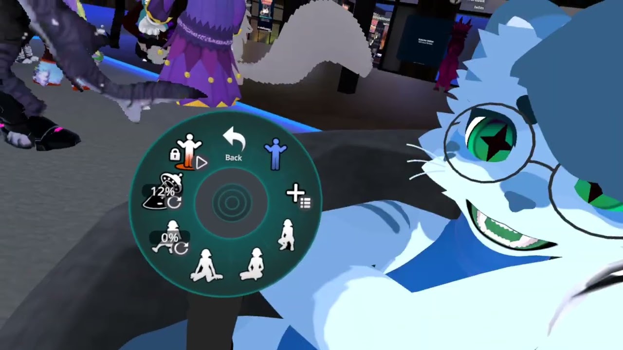Furry Hideout Exploration with Strangers in VRChat