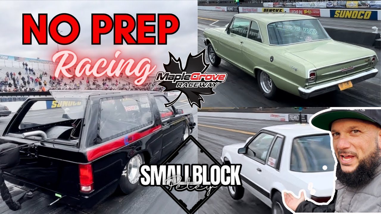New Years No Prep at Maple Grove. Og Street Racers .Net Boyz in Small Tire & Street on Drag Radials!