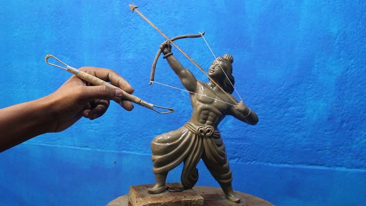 Shri ram murti making with clay | mitti ka murti banane ka tarika