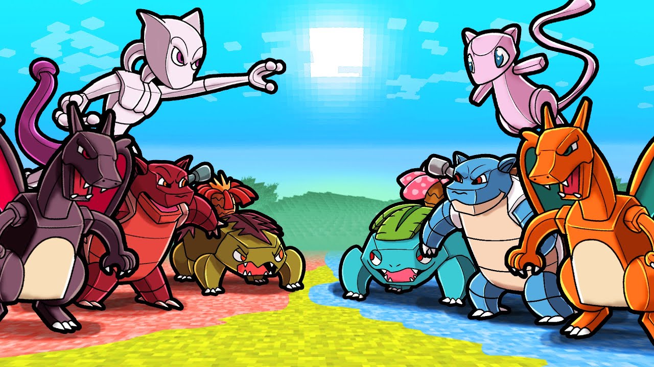 Legendary PIXELMON Map Wars! (Minecraft)