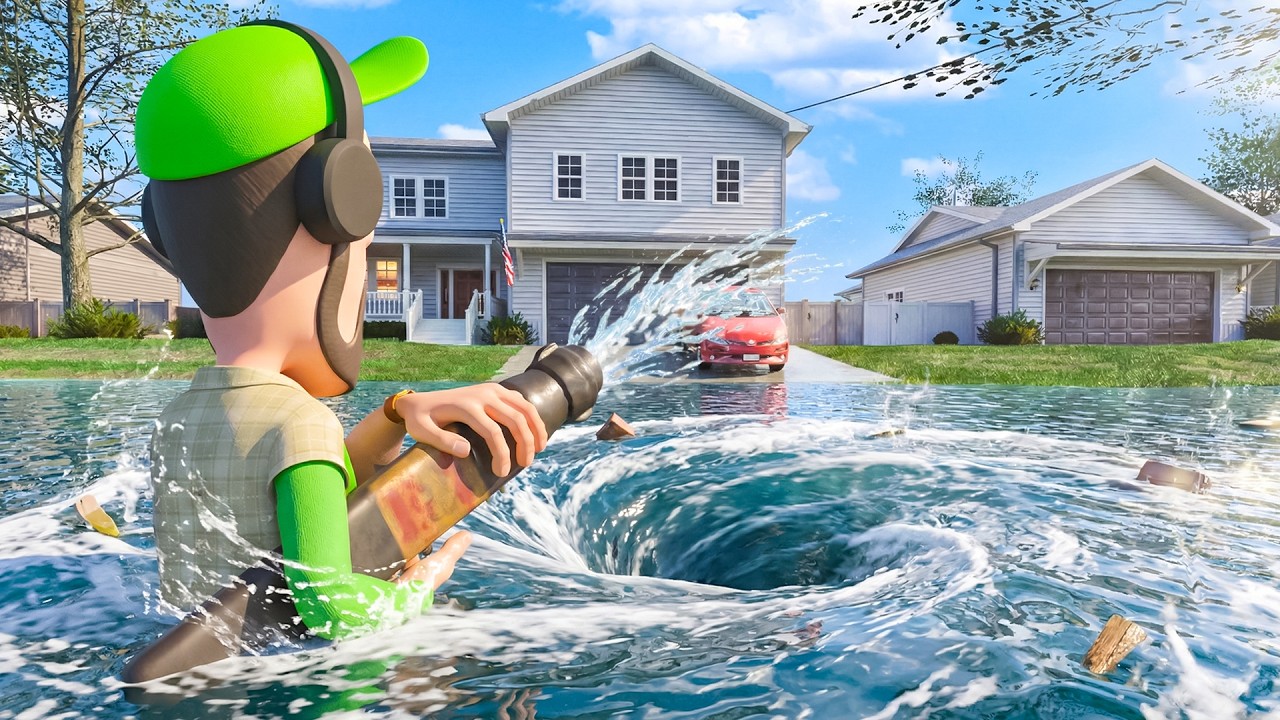 Draining a Massive FLOOD From The City!
