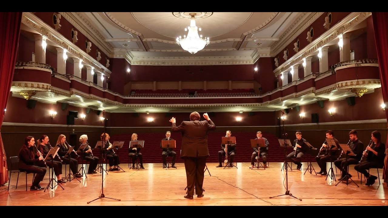 Sinfonía No. 25 - I. Allegro con brio (Mozart) | Ensemble Clarinetes S.M. La Artística de Buñol