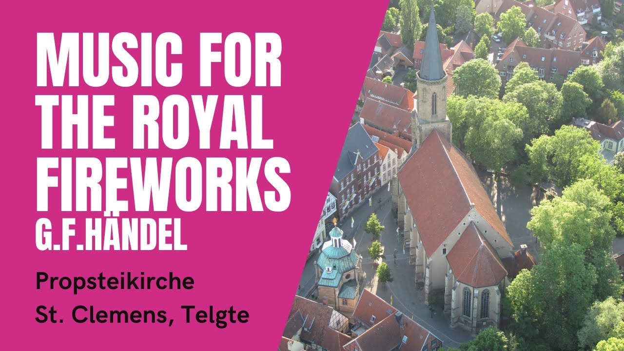 Händel - Music for the royal fireworks OUVERTURE for organ solo