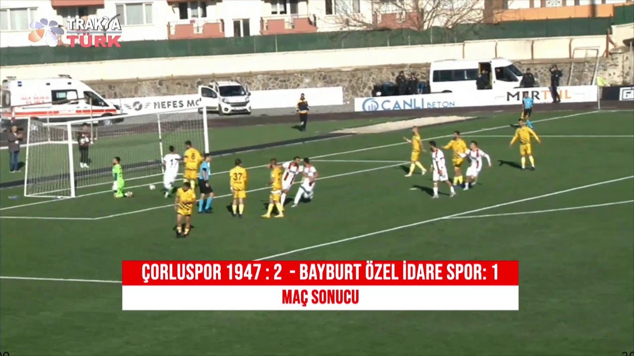 Çorlu Spor 1947 🆚 Bayburt Özel İdare Spor Maçı Canlı