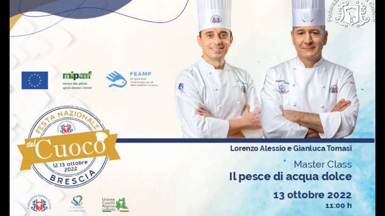 Masterclass Pesce d'acqua dolce con Tomasi e Alessio